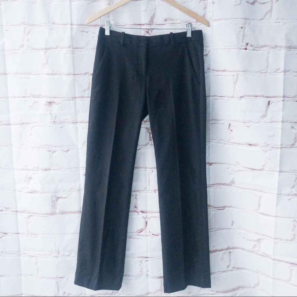 THEORY Treeca Full Length Black Pant Stretch Size 4 Women’s